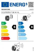Nexen 215/55 R17 98W XL N'Fera Primus Yaz Binek 2025 - Görsel 2